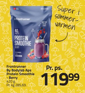 Frontrunner By Bodylab Aps Protein Smoothie - Berry