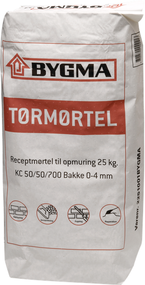 Tørmørtel - 0-4 mm (Bygma)