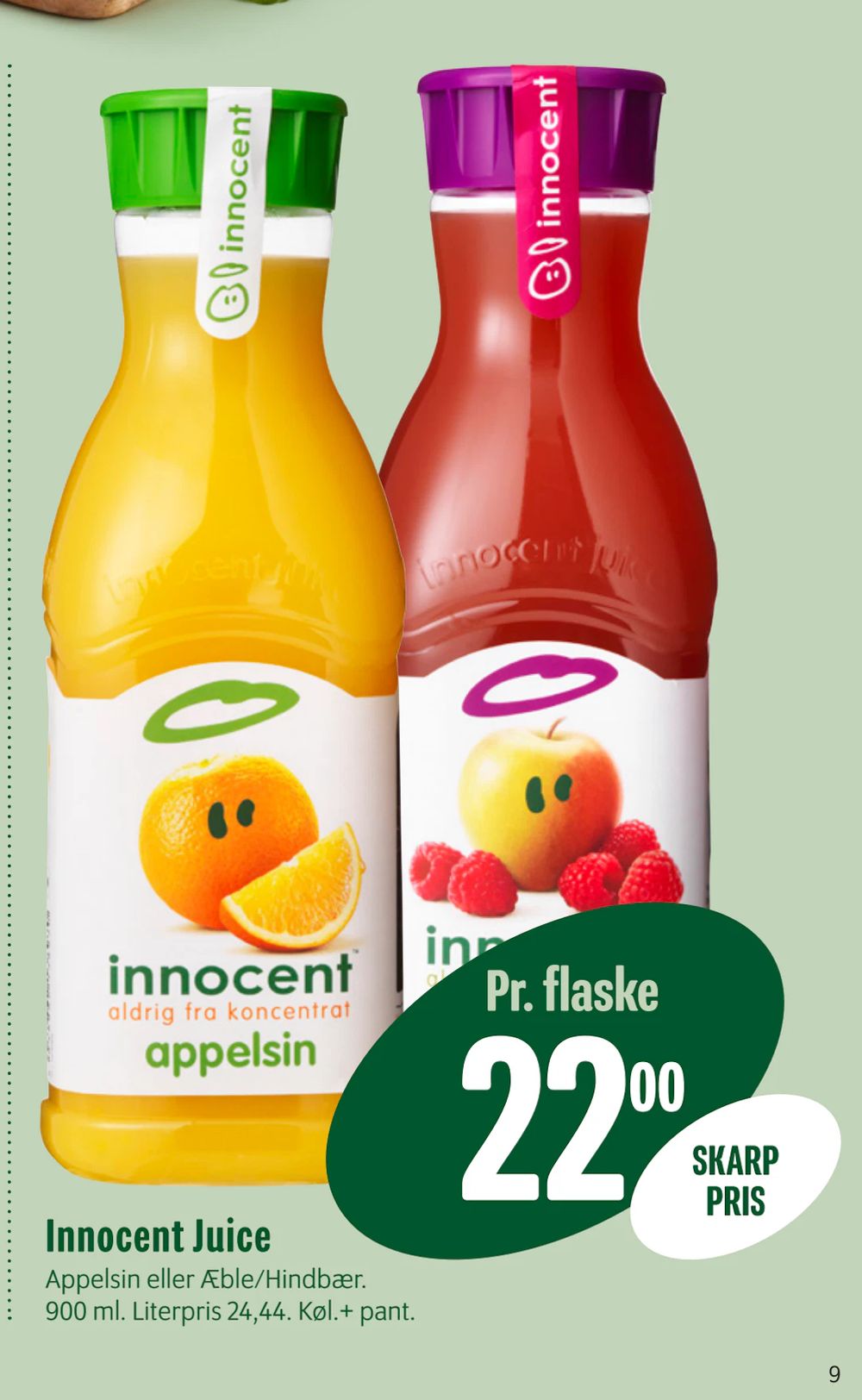 Tilbud på Innocent Juice fra Min Købmand til 22 kr.