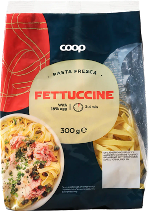 Färsk fettuccine (Coop)