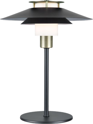 Rivoli Bordlampe H33 cm, Sort/Messing (Halo Design)