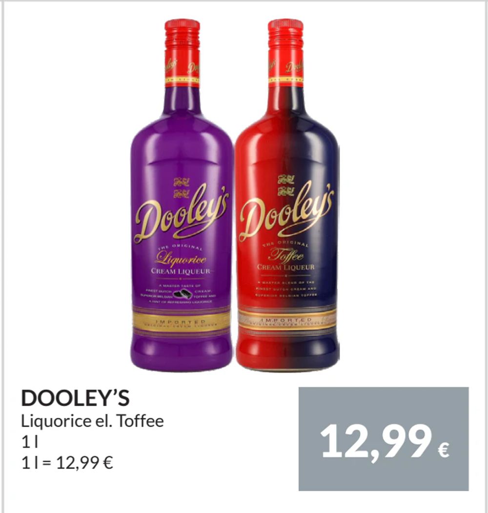 Erbjudanden på DOOLEY’S från Nielsen Scan-Shop för 12,99 €