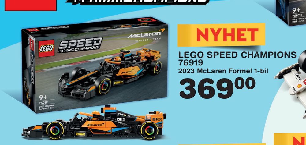Erbjudanden på LEGO SPEED CHAMPIONS 76919 från Lekextra för 369 kr