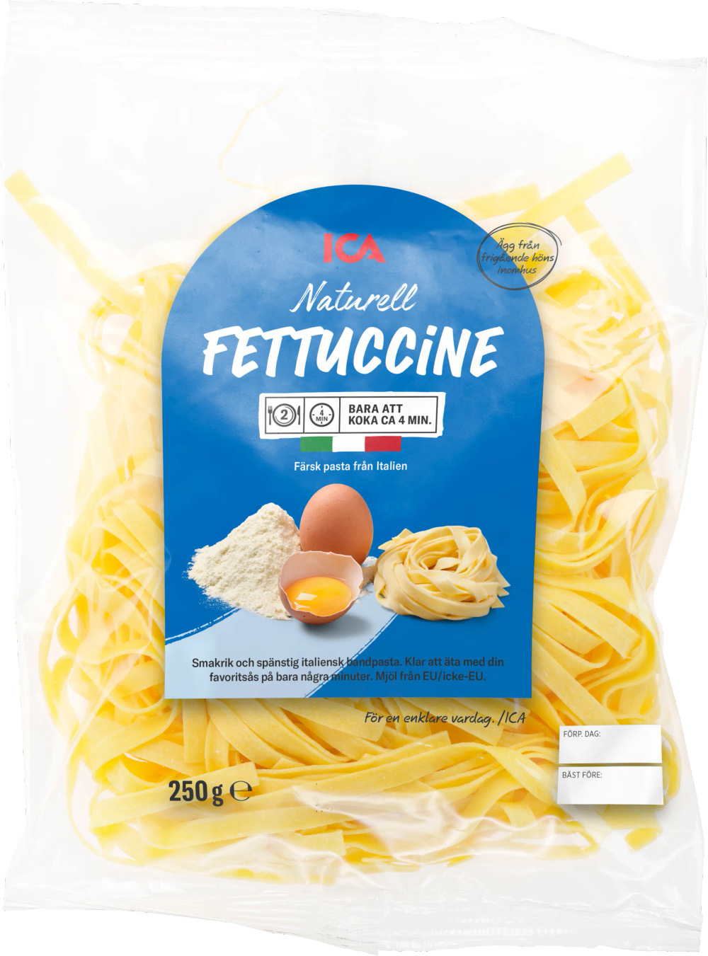 Erbjudanden på Pasta Fettuccine Färsk (ICA) från ICA Kvantum för 13 kr