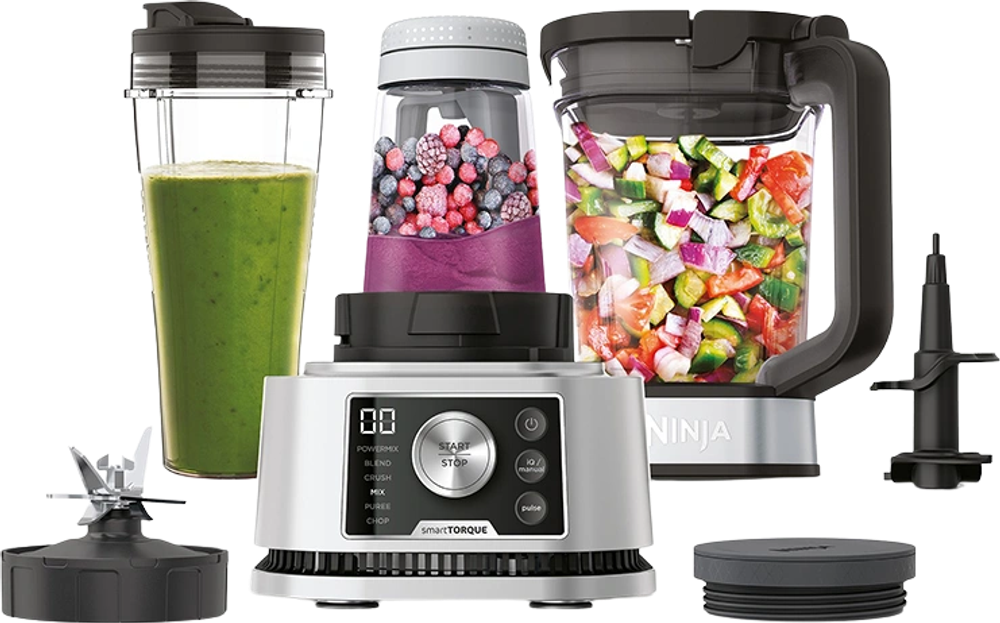 Tilbud på Ninja Foodi Power Nutri 3-i-1 blender CB350 1200W fra Kop & Kande til 1.349 kr.