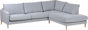 Sabia Sofa M. Open-end, Lysegrå (Højrevendt) 78 Cm 260 Cm