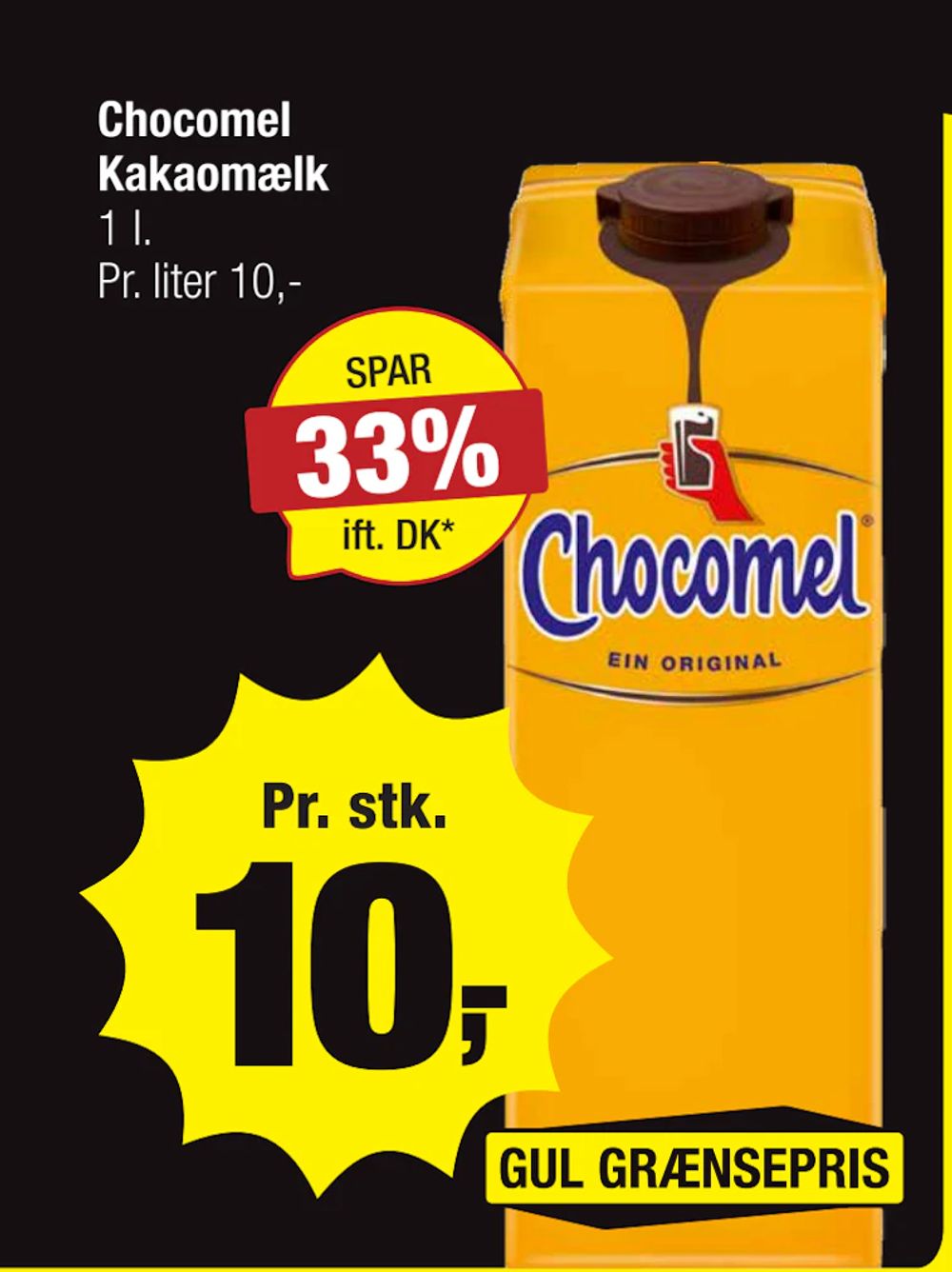 Tilbud på Chocomel Kakaomælk fra Calle til 10 kr.