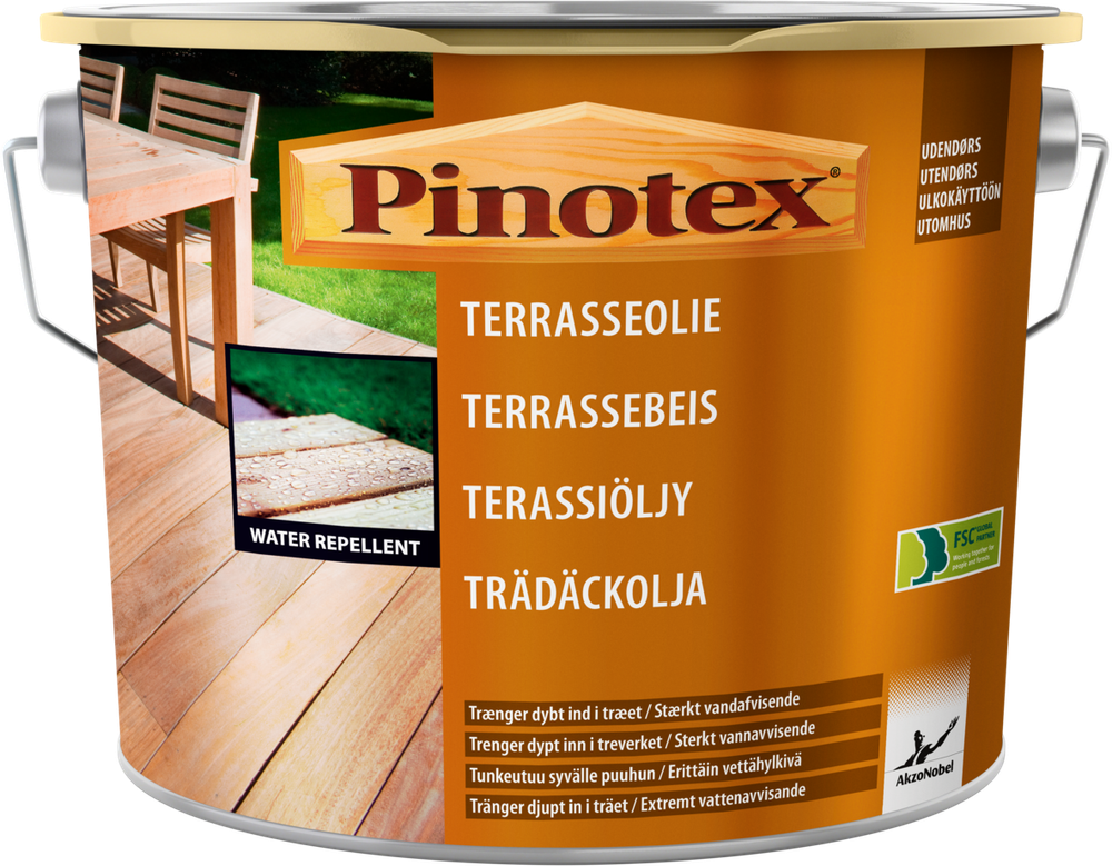 Tilbud på Terrasseolie (Pinotex) fra Bygma til 519,95 kr.