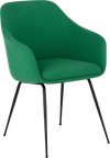 MERCY spisebordsstol stof grøn (GRØN ONESIZE) (Furniture by Sinnerup)