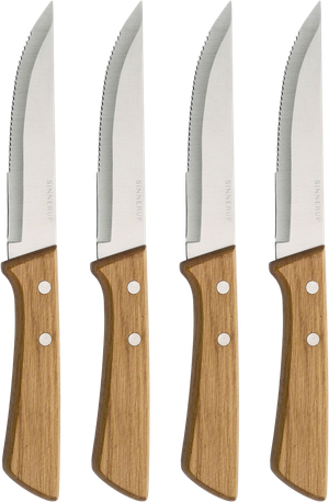 Oak steakknive 4 stk (Sinnerup)