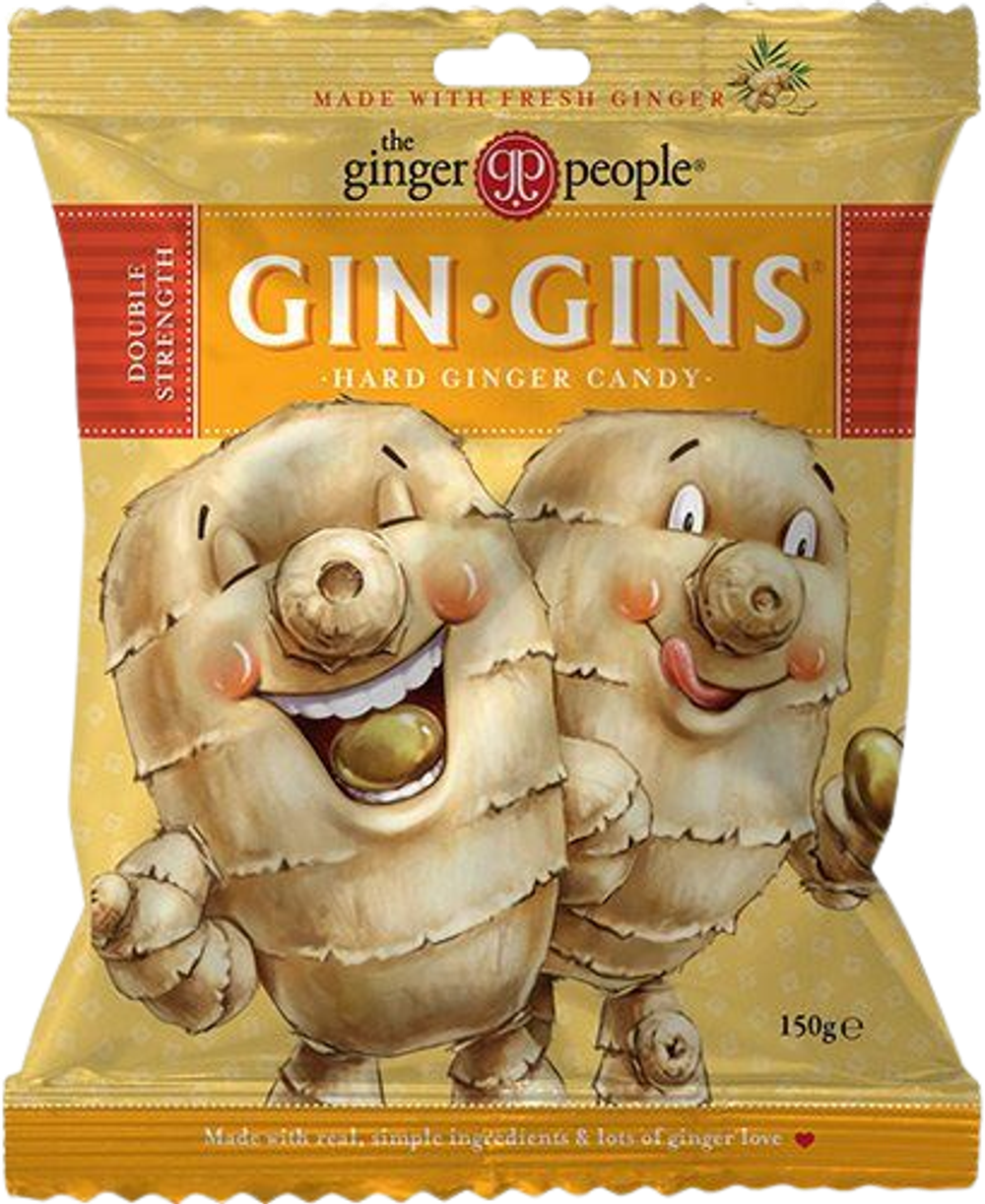 Tilbud på Hard Ginger candy GIN-GINS (The Ginger People) fra Helsam til 41,95 kr.