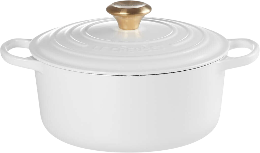 Tilbud på Signature Gryde 24 cm/4,2 L, White (Le Creuset) fra Hjem.dk til 1.619 kr.