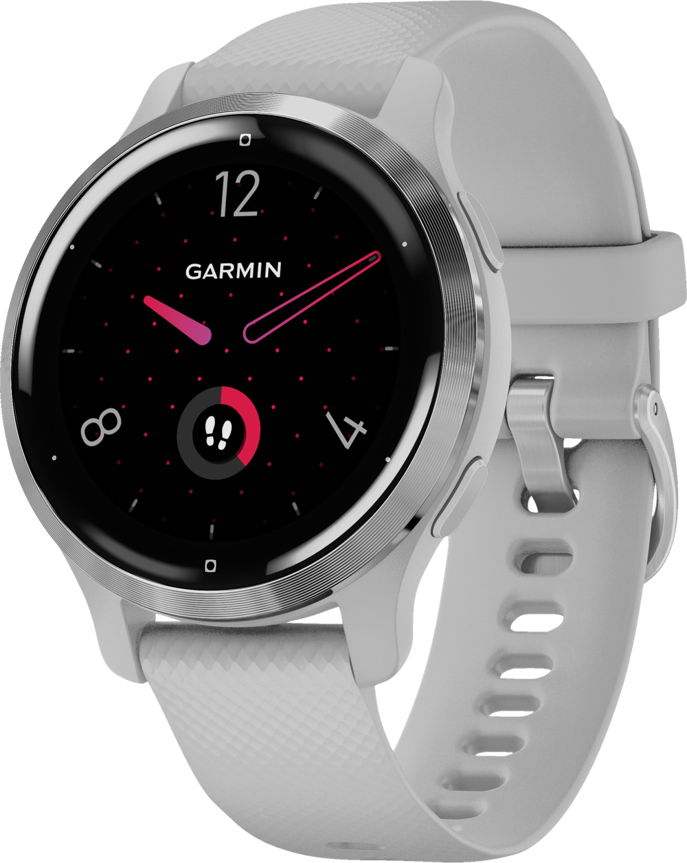 Tilbud på Garmin Venu 2S AMOLED smartwatch (mist grey) fra Elgiganten til 1.999 kr.