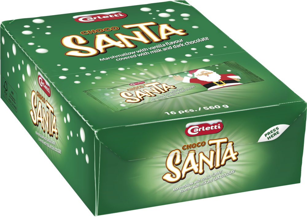 Tilbud på Carletti Choco Santa Megasize fra Calle til 60 kr.