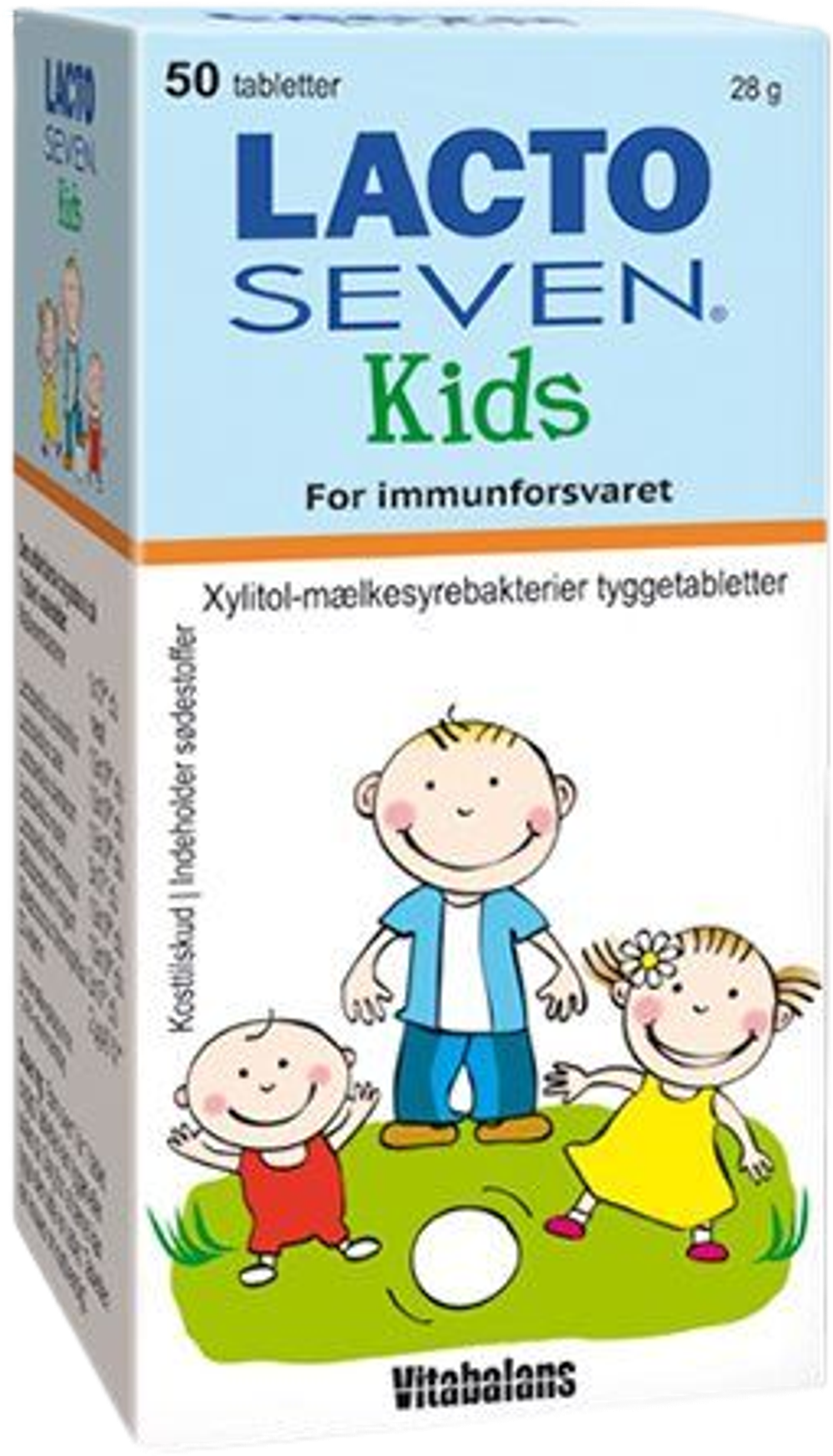 Tilbud på Lacto Seven Kids (LactoSeven) fra Helsam til 119 kr.