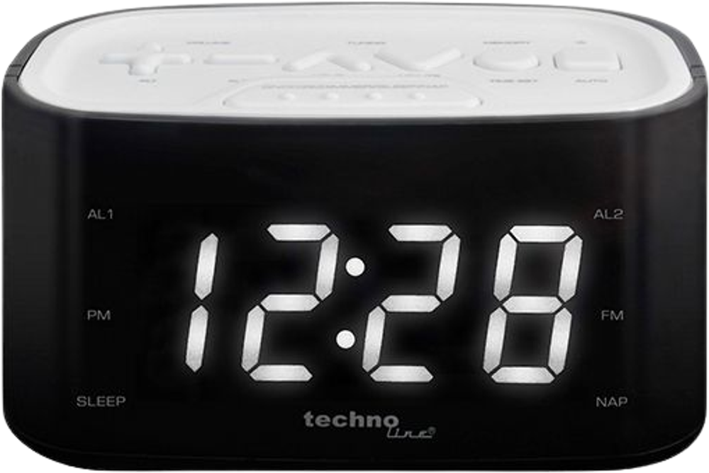 Tilbud på Techno Line clockradio hvid (Technoline) fra Kop & Kande til 379,95 kr.