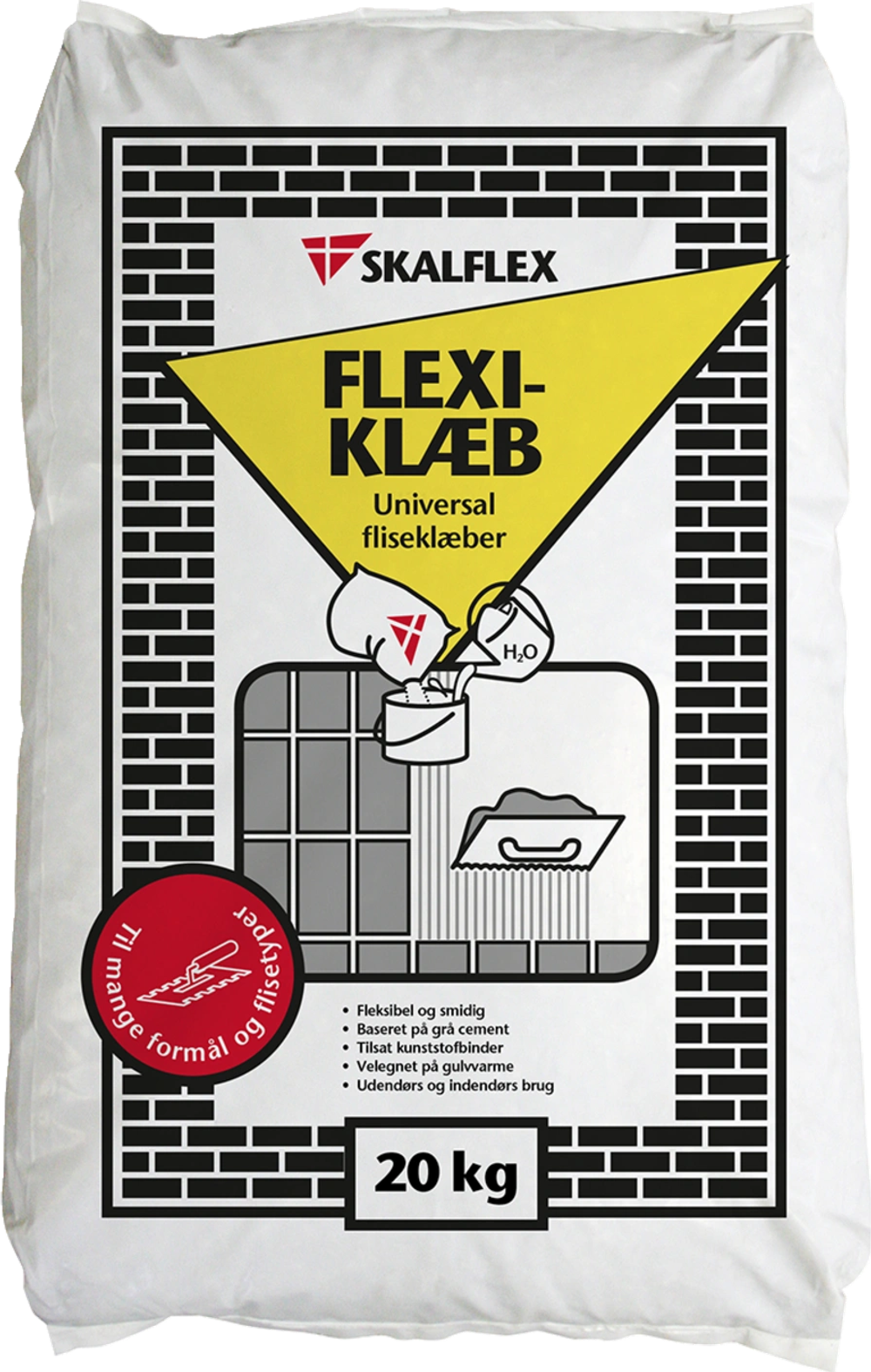 Tilbud på Skalflex Fliseklæb Fleksibel fra Davidsen til 170 kr.