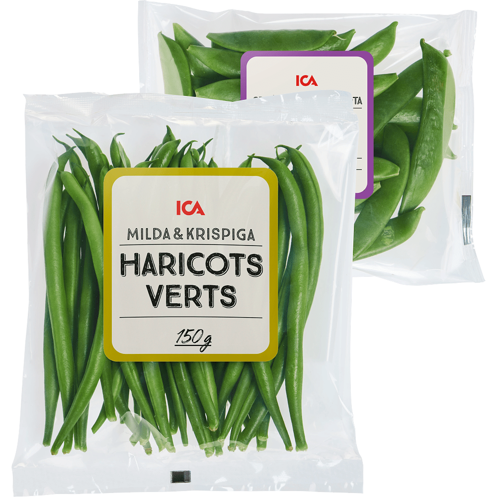 Erbjudanden på Socker-, salladsärtor, haricots verts från ICA Supermarket för 20 kr