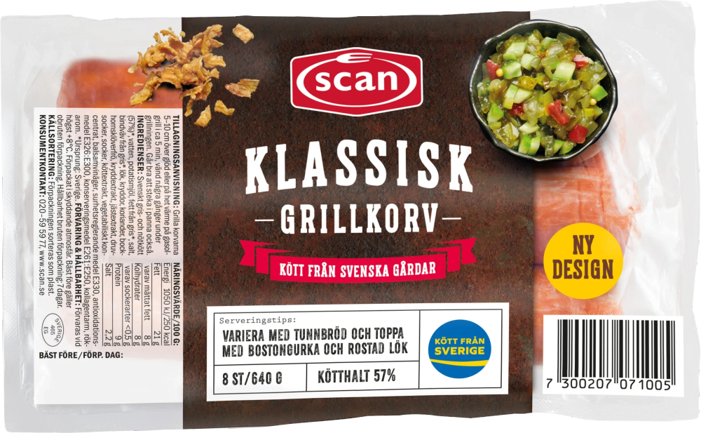 Erbjudanden på Grillkorv (Scan) från ICA Supermarket för 39 kr