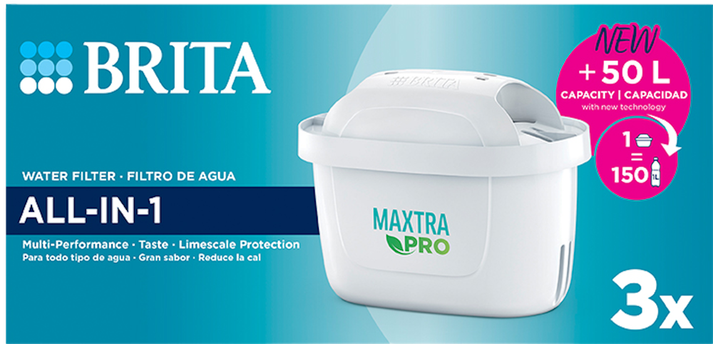 Tilbud på BRITA MAXTRA-PRO ALL-IN-1 filtre 3 stk. fra Kop & Kande til 139,95 kr.