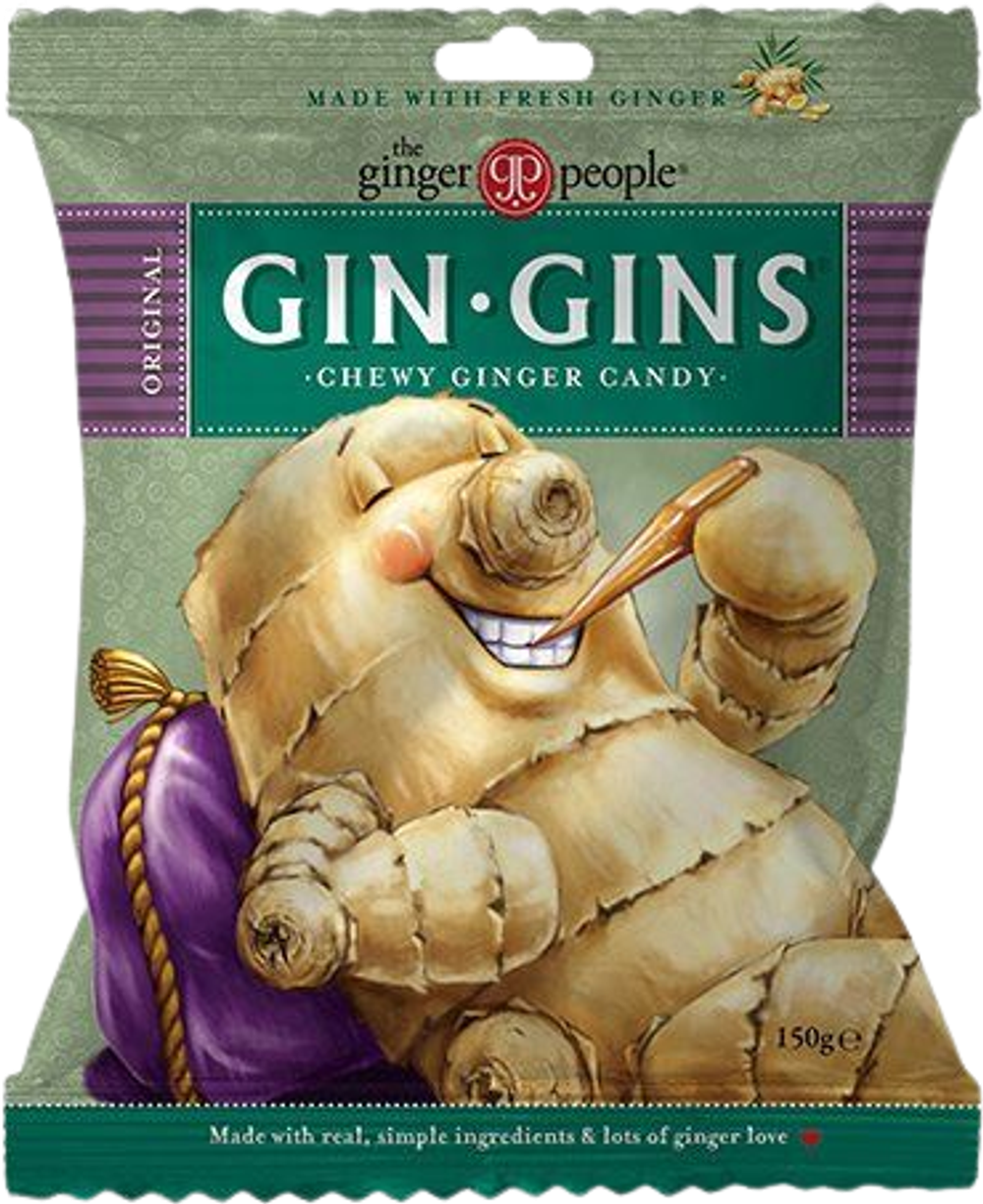 Tilbud på Original Ginger chews GIN-GINS (The Ginger People) fra Helsam til 41,95 kr.