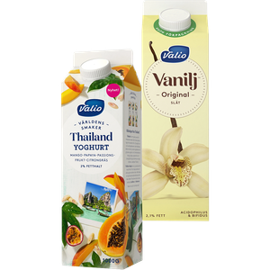 Vaniljyoghurt, Världens smaker