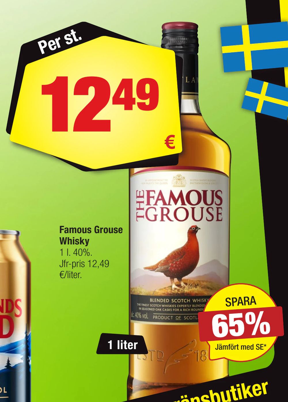 Erbjudanden på Famous Grouse Whisky från Calle för 12,49 €