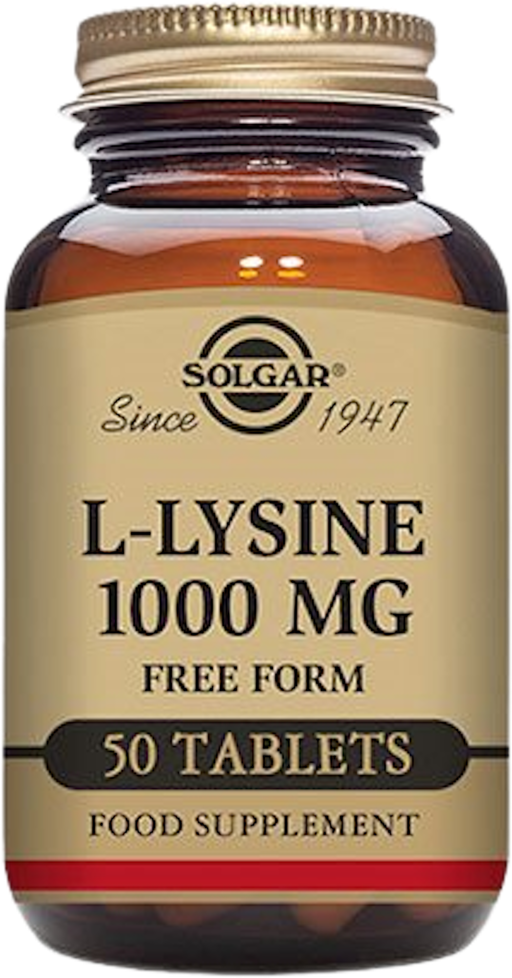 Tilbud på L-Lysine 1000 mg (Solgar) fra Helsam til 106 kr.