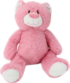 Bamse Bjørn i Pink (24cm)