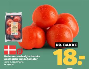 Pedersens udvalgte danske økologiske runde tomater