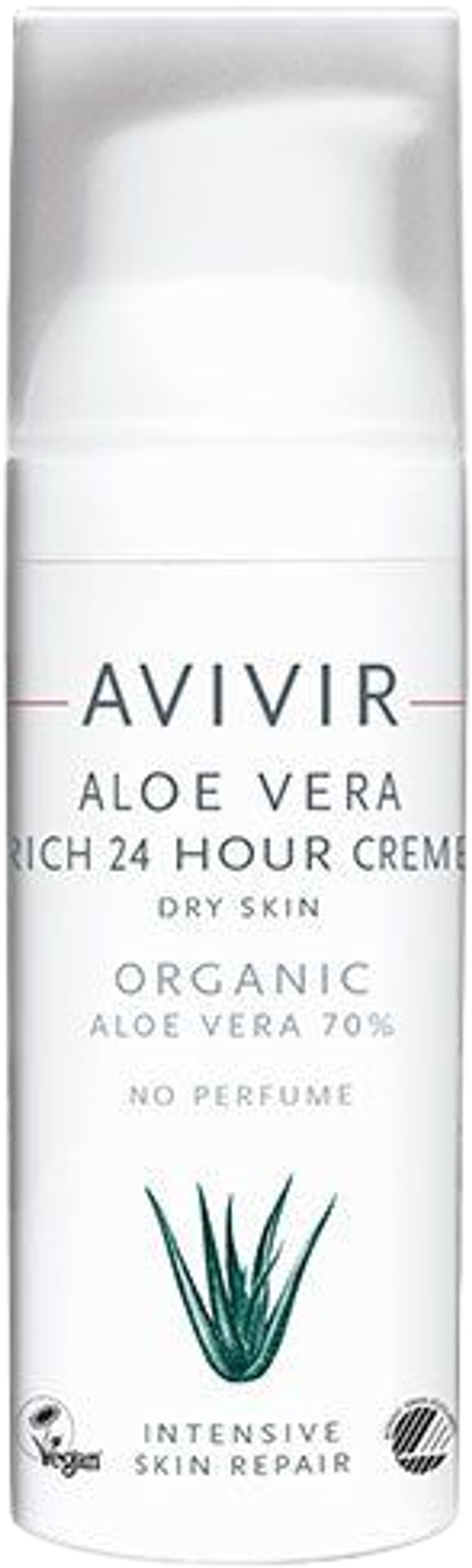 Tilbud på AVIVIR Aloe Vera Rich 24 Hour creme (Avivir) fra Helsam til 109,95 kr.