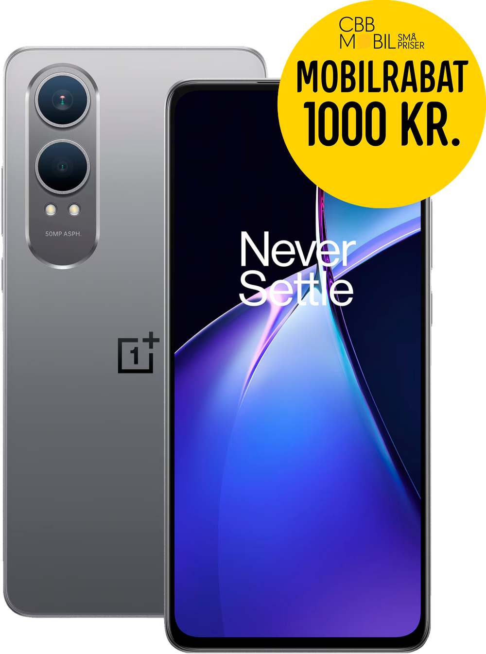 Tilbud på OnePlus Nord CE4 Lite 5G smartphone 8/256GB (grå) fra Elgiganten til 999 kr.