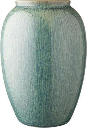 Bitz vase stentøj grøn 25 cm