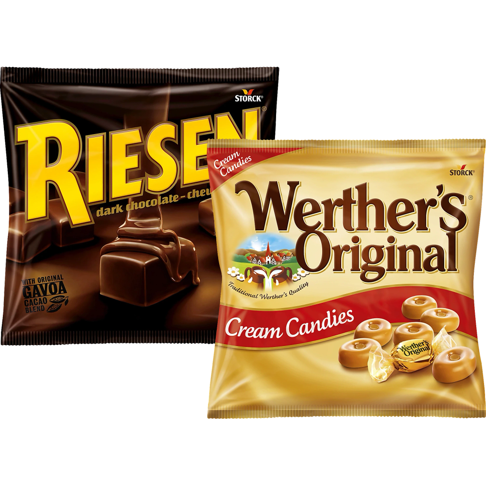 Erbjudanden på Godispåsar (Riesen/Werthers Original) från Coop X:-TRA för 17,90 kr