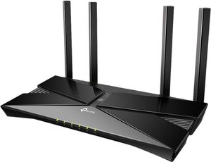 TP-LINK "AX3000 Dual-Band Wi-Fi 6 RouterSPEED: 574 Mbps at 2.4 GHz + 2402 Mbps at 5 GHz SPEC: 4× Antennas, 1× Gigabit