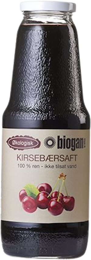 Kirsebærsaft 100% ren saft Øko (Biogan)