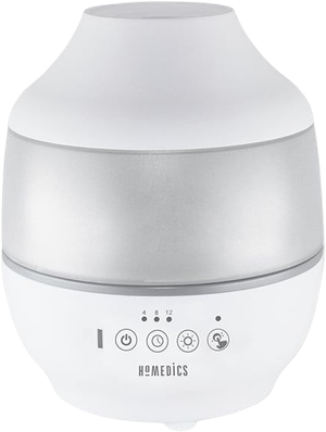 Homedics luftbefugter/diffuser ultrasonisk hvid