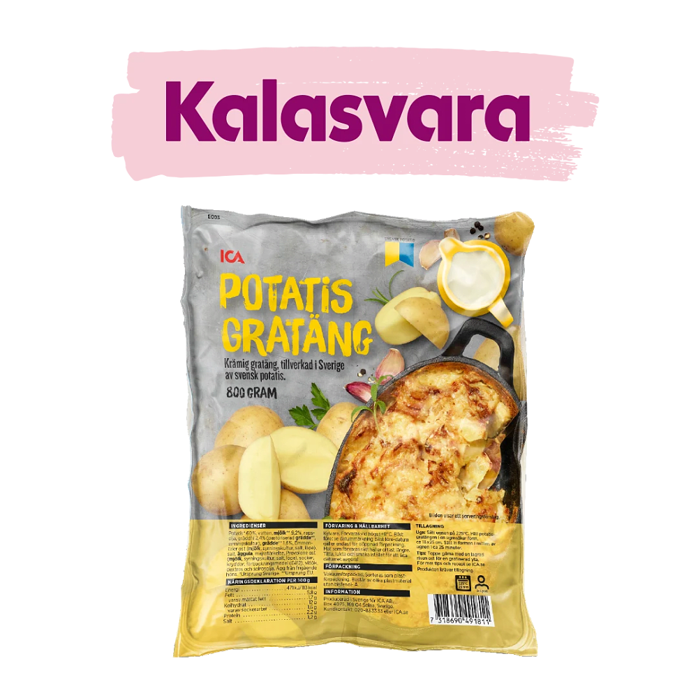 Erbjudanden på Potatisgratäng, Rotfruktsgratäng från ICA Supermarket för 15 kr