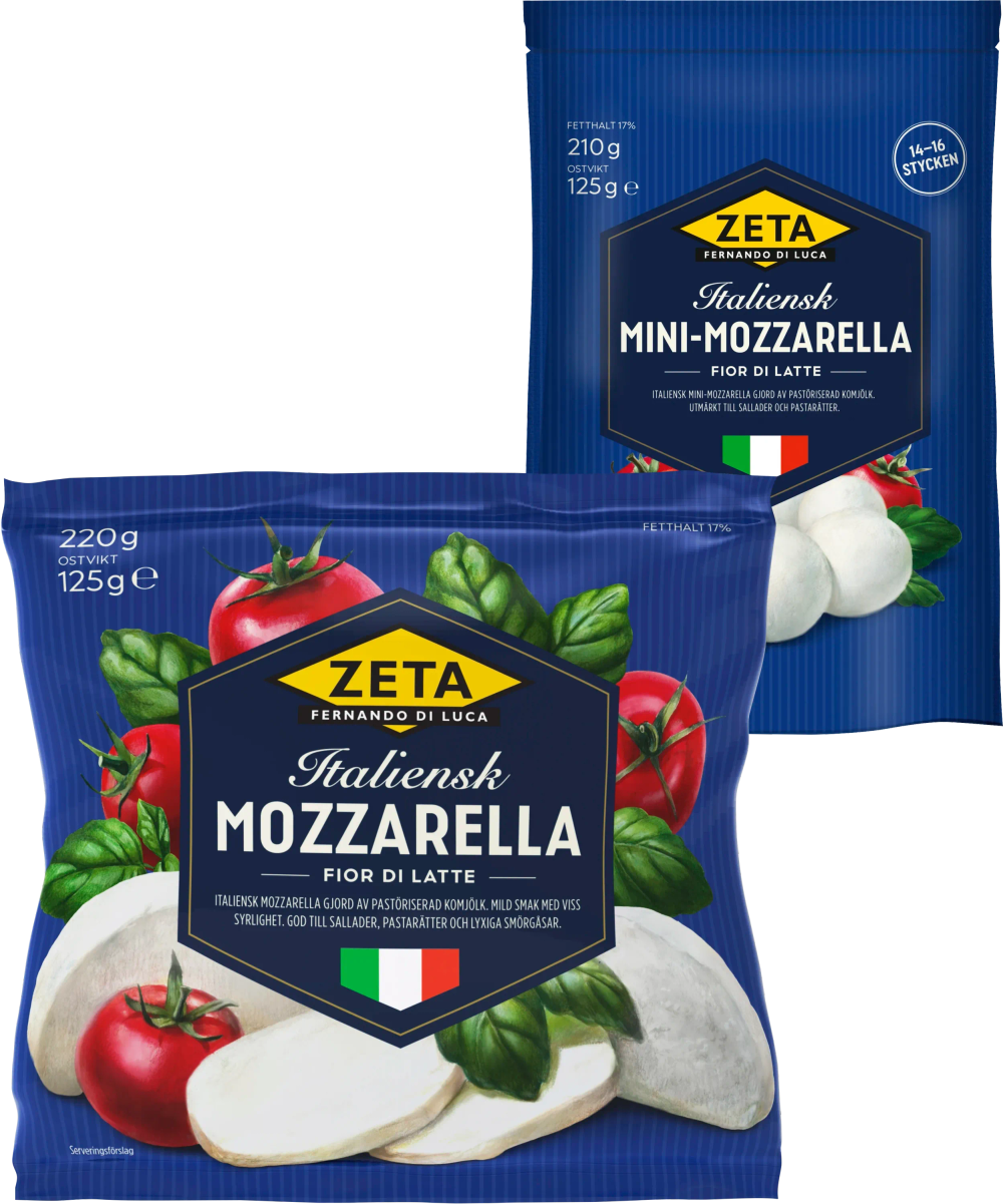 Erbjudanden på Mozzarella (Zeta) från ICA Supermarket för 28 kr