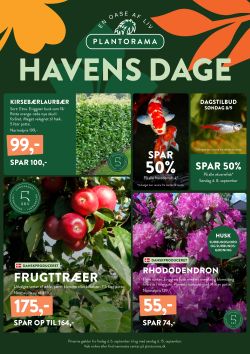 Plantorama Uge 36: Havens dage