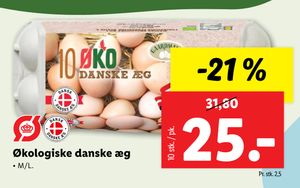 Økologiske danske æg