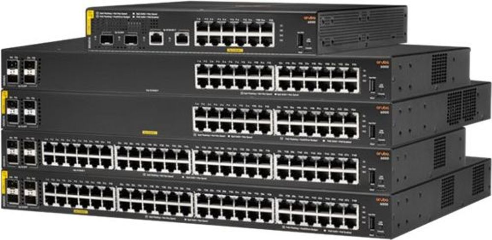 Tilbud på HPE Aruba 6000 24G Class4 PoE 4SFP 370W Switch - Switch - Administreret - 24 x 10/100/1000 (PoE+) + 4 x Gigabit SFP - side til side-luftstrøm - monter fra ComputerSalg til 5.883 kr.