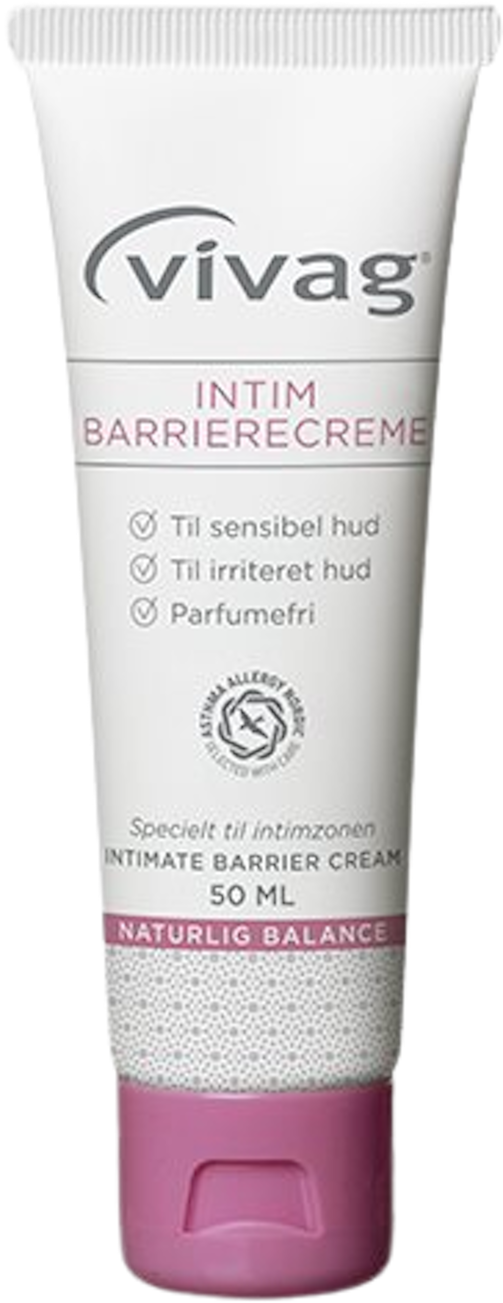 Tilbud på intim barrierecreme (Vivag) fra Helsam til 49,95 kr.