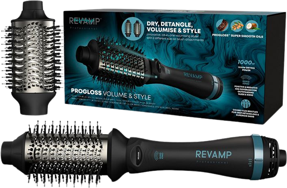 Tilbud på Revamp Progloss Volume & Style Hot Brush styler fra Kop & Kande til 1.199 kr.