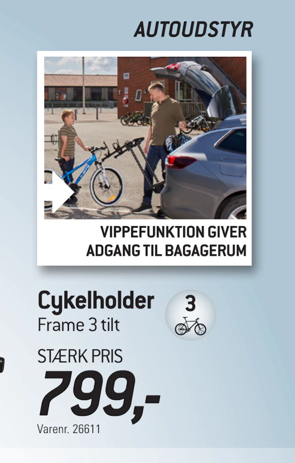 Tilbud på Cykelholder fra thansen til 799 kr.