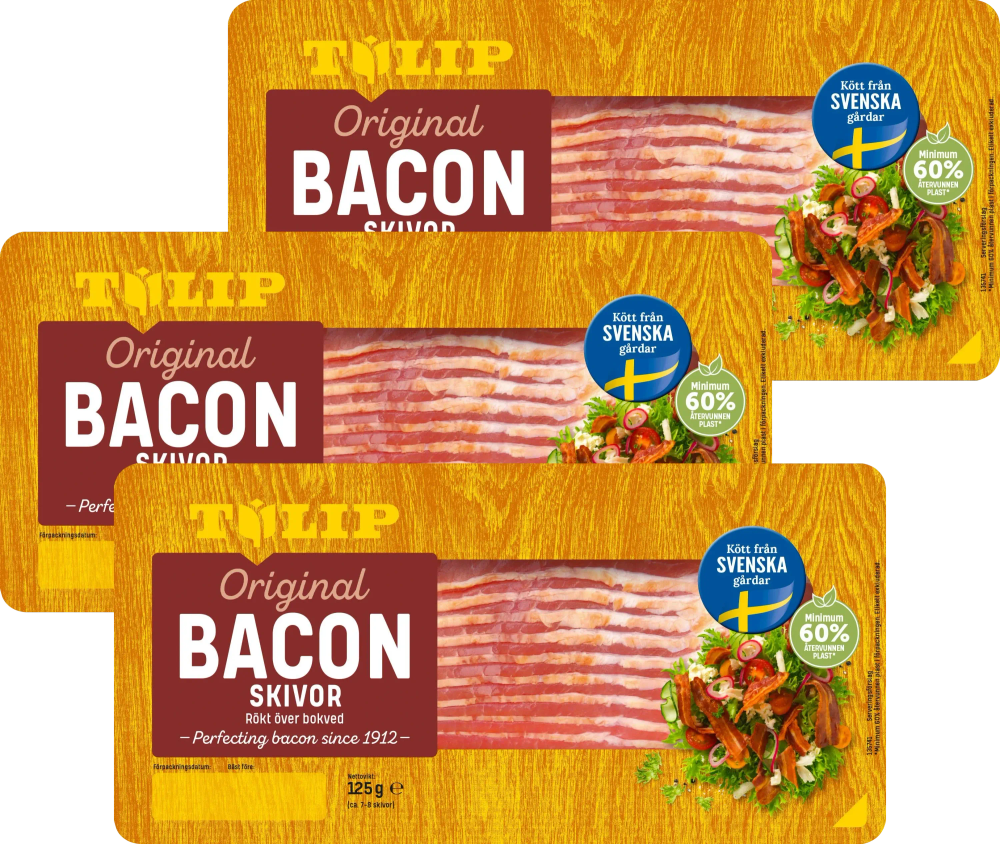 Erbjudanden på Bacon (Tulip) från ICA Nära för 45 kr