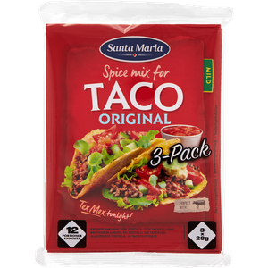 Taco kryddmix 3-pack