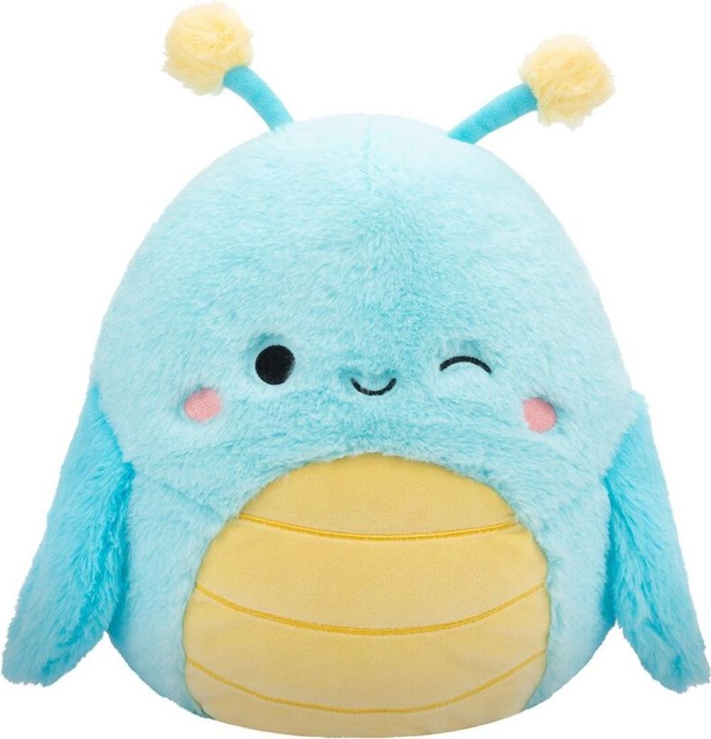 Tilbud på Squishmallows 40 cm P20 Fuzz A Mallows Giles Grasshopper fra ComputerSalg til 256 kr.