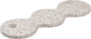 Torino Terrazzo-plade 41x14x1,6 cm, Rød/Beige Terrazzo (Humdakin)