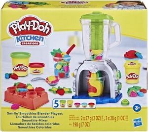 Play-Doh Kitchen Creations Swirlin'' Smoothies Toy Blender Playset, Håndværkssæt til børn, 3 År, Ikke giftig, Flerfarvet